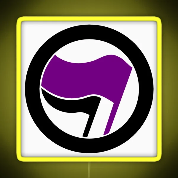 Feminist Antifa RGB Neon Sign