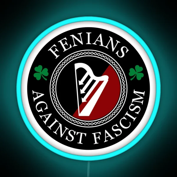 Fenians Against Fascism RGB Neon Sign