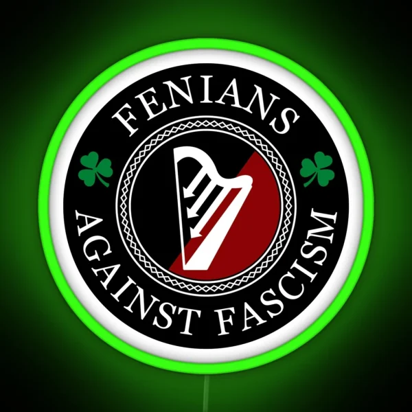 Fenians Against Fascism RGB Neon Sign