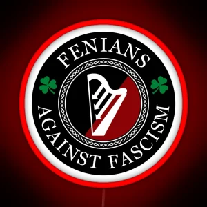 Fenians Against Fascism RGB Neon Sign