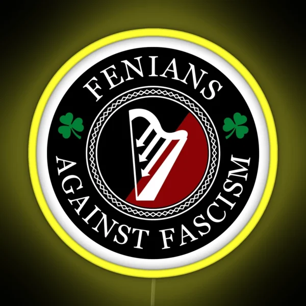 Fenians Against Fascism RGB Neon Sign
