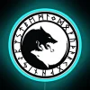 Glowing Fenrir Rune Circle Neon Sign with Vibrant RGB Illumination