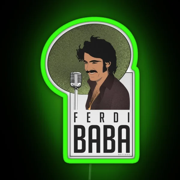 Ferdi Tayfur Legends Of Turkey Collection RGB Neon Sign