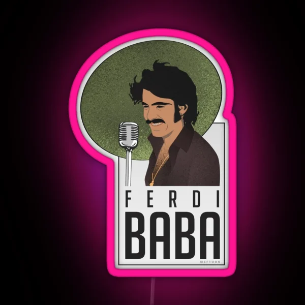 Ferdi Tayfur Legends Of Turkey Collection RGB Neon Sign