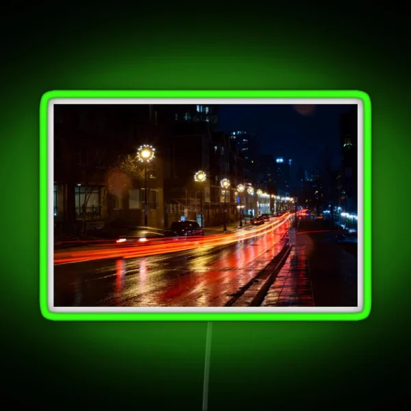 Festive Light Trails RGB Neon Sign