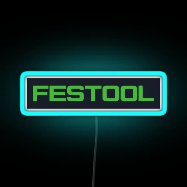 Festool Tools Logo 1 RGB Neon Sign