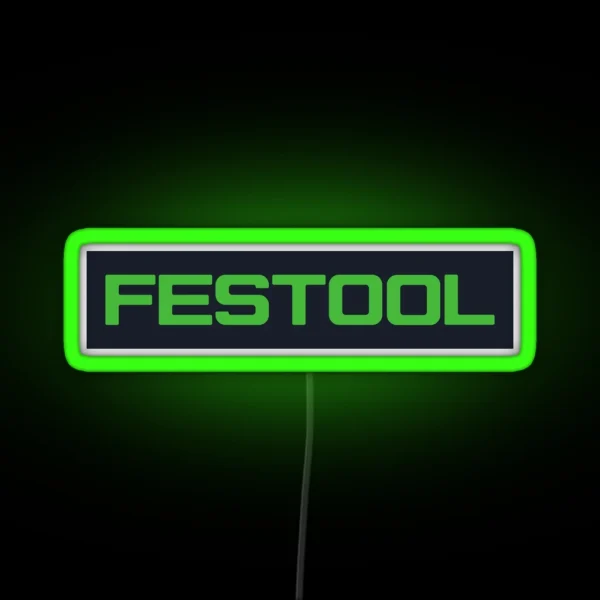 Festool Tools Logo 1 RGB Neon Sign