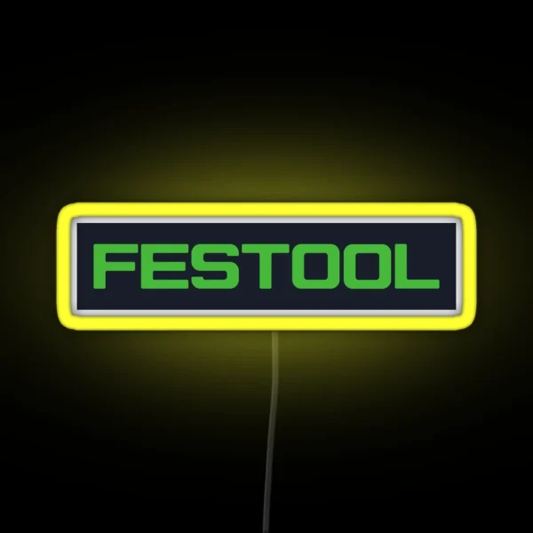 Festool Tools Logo 1 RGB Neon Sign