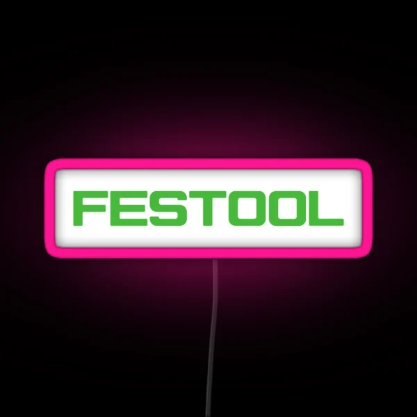 Festool Tools Logo 2 RGB Neon Sign