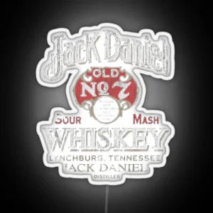 FGJDJ JACKDANIELS ALCOHOLIC RGB Neon Sign