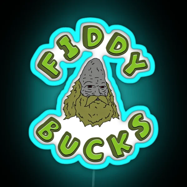 Fiddy Bucks The Big Lez Show RGB Neon Sign