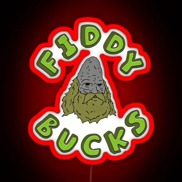 Fiddy Bucks The Big Lez Show RGB Neon Sign
