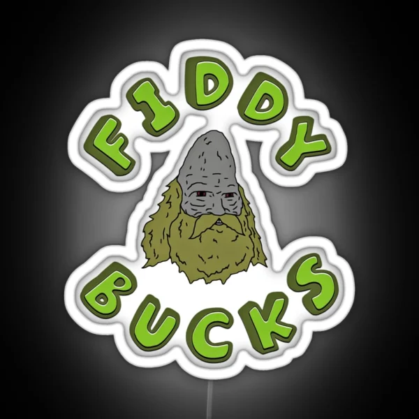 Fiddy Bucks The Big Lez Show RGB Neon Sign