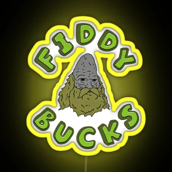 Fiddy Bucks The Big Lez Show RGB Neon Sign