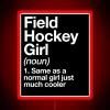 Add some sass to your space with this hockey girl.