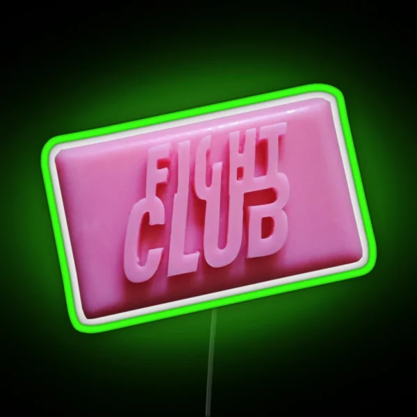 Fight Club Soap Bar RGB Neon Sign