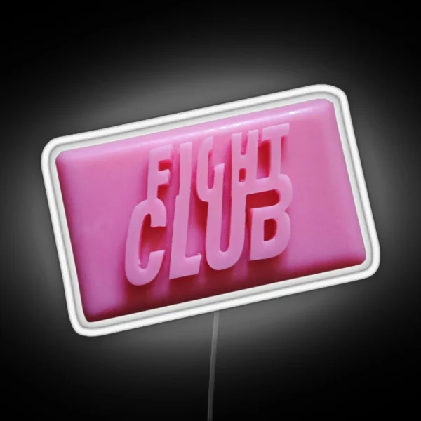 Fight Club Soap Bar RGB Neon Sign