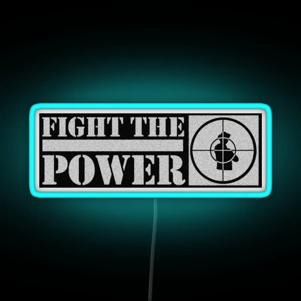 Fight The Power RGB Neon Sign