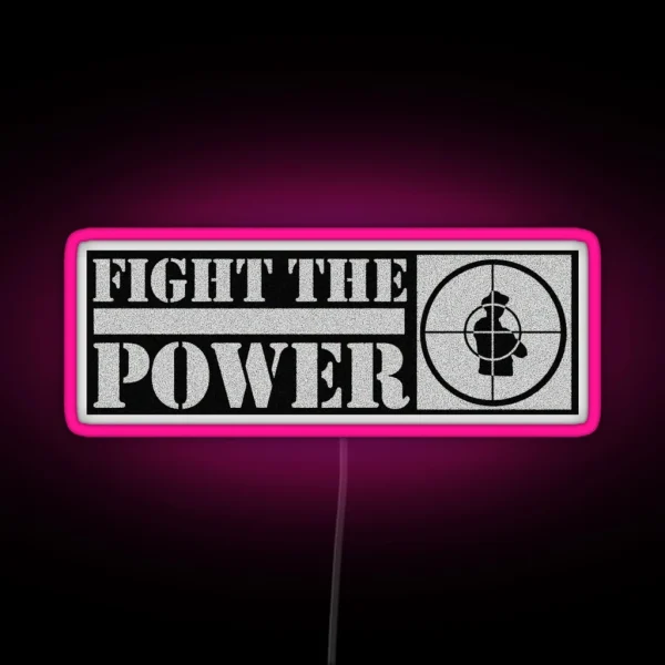 Fight The Power RGB Neon Sign