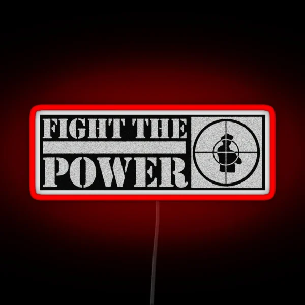 Fight The Power RGB Neon Sign