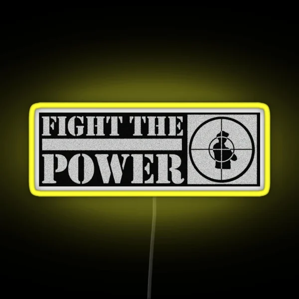 Fight The Power RGB Neon Sign