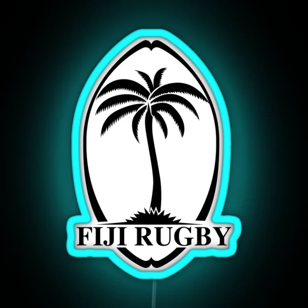 Fiji Rugby RGB Neon Sign