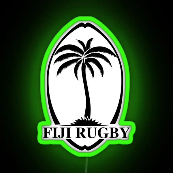 Fiji Rugby RGB Neon Sign
