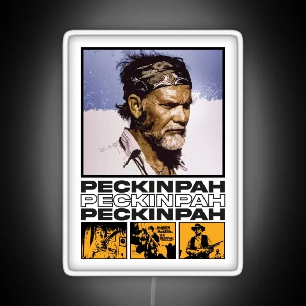 Film Director Sam Peckinpah Led RGB Neon Sign