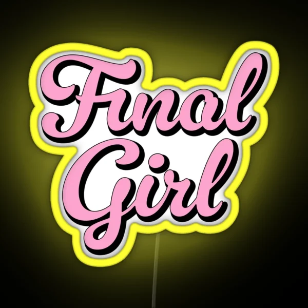 Final Girl RGB Neon Sign