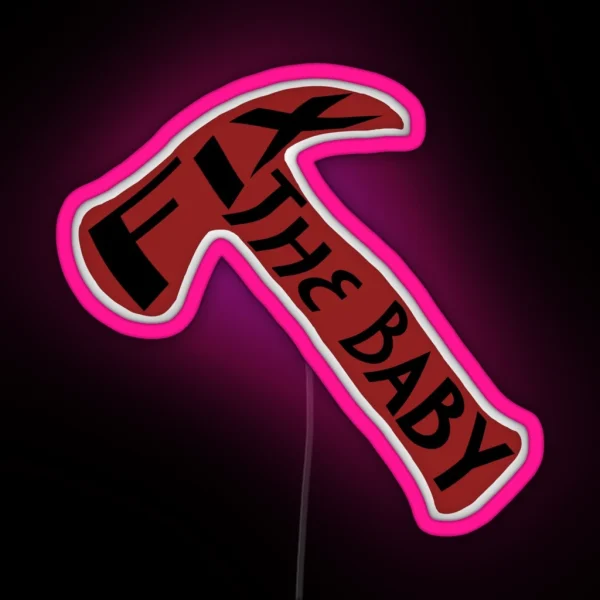 Final Pam Hammer RGB Neon Sign