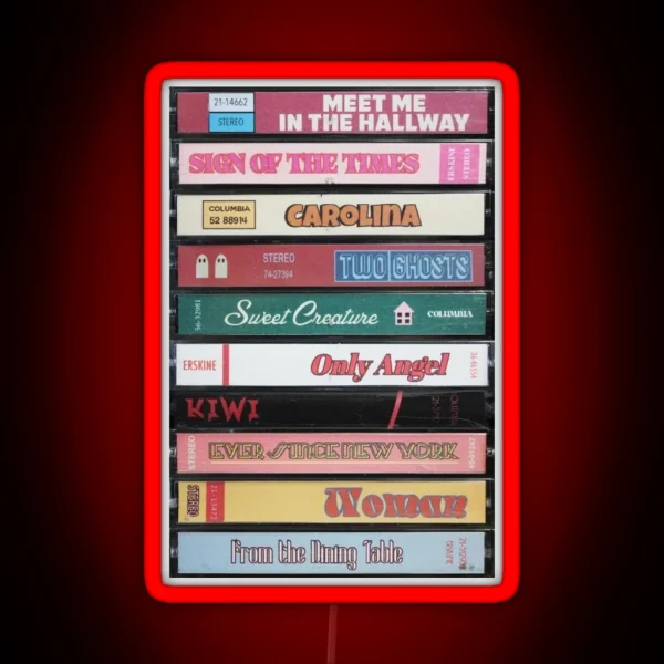 Fine Line Cassette RGB Neon Sign