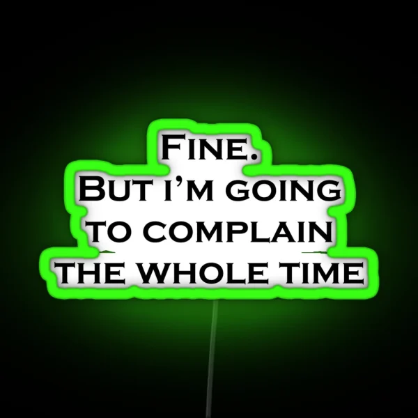 Fine RGB Neon Sign