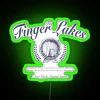Vintage Finger Lakes wine tour trail gift neon illuminated decoration