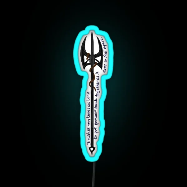 Finnick Trident RGB Neon Sign