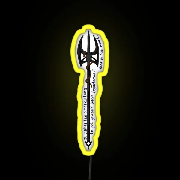 Finnick Trident RGB Neon Sign