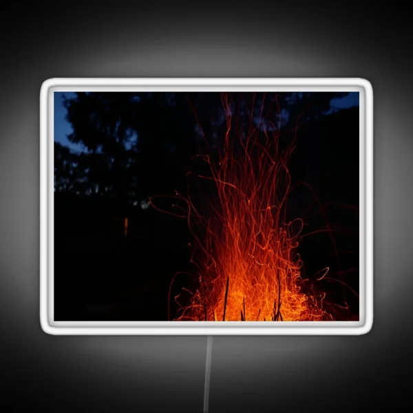 Fire Trails RGB Neon Sign