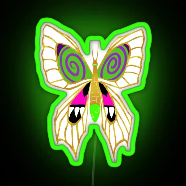 Firelight Butterfly RGB Neon Sign