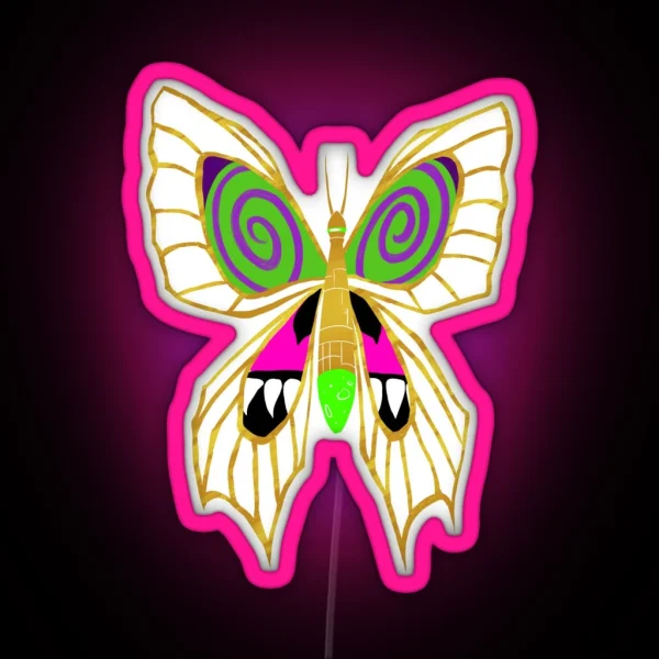 Firelight Butterfly RGB Neon Sign