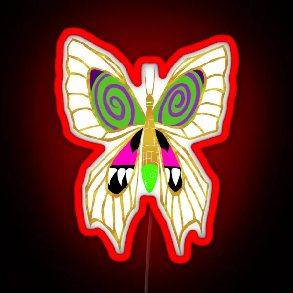 Firelight Butterfly RGB Neon Sign