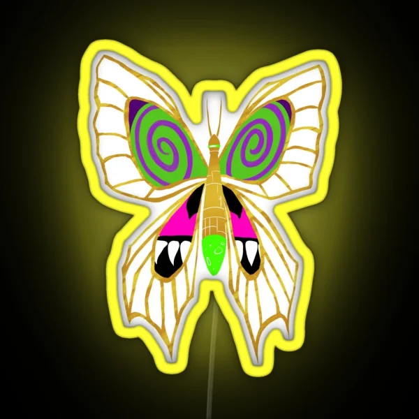 Firelight Butterfly RGB Neon Sign