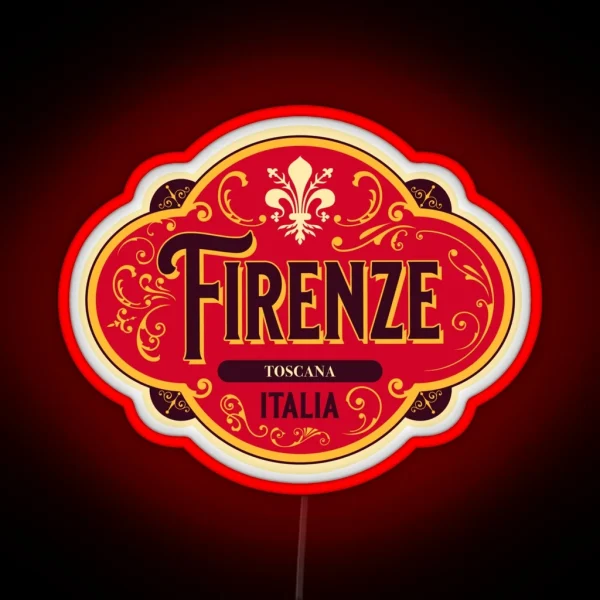 Firenze Toscana Italia Original Roadtrooper Led Led Design 2021 RGB Neon Sign