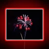 Eye-catching firework-inspired cone design with colorful RGB neon lights effect