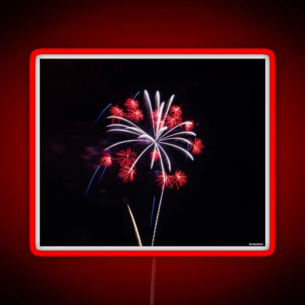 Firework Cone RGB Neon Sign