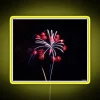 Vibrant Firework Cone LED Sign in Stunning RGB Neon Light