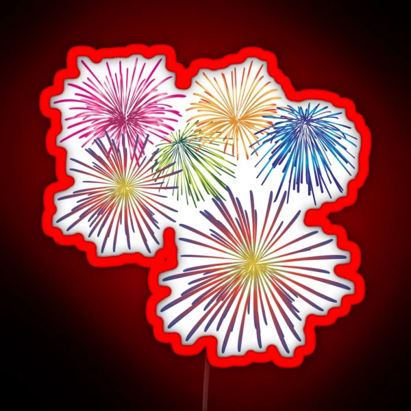 Fireworks RGB Neon Sign