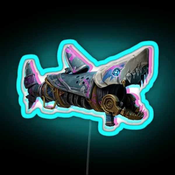 FISHBONE RGB Neon Sign