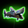 Unique underwater-inspired decorative neon sign with vibrant multi-color LED lights.