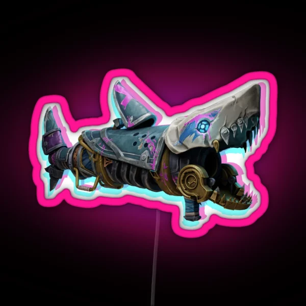 FISHBONE RGB Neon Sign
