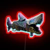 Add retro chic ambiance with vibrant Fishbone LED light sign.