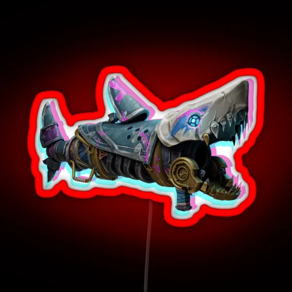 FISHBONE RGB Neon Sign